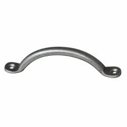 Tirador para puerta EDM Mate 125 mm Plateado Acero
