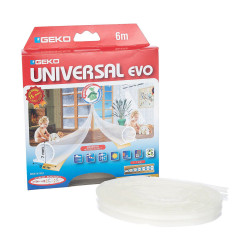 Cinta Adhesiva Geko Blanco Transparente 6 m