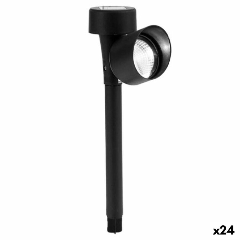 Lámpara solar Negro Polipropileno 12 x 26 x 5,5 cm (24 Unidades) Lámpara solar Negro Polipropileno 12 x 26 x 5,5 cm (24 Unidades)