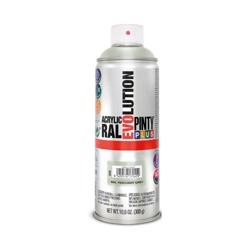 Pintura en spray Pintyplus Evolution RAL 7035 400 ml Gris claro Pintura en spray Pintyplus Evolution RAL 7035 400 ml Gris claro
