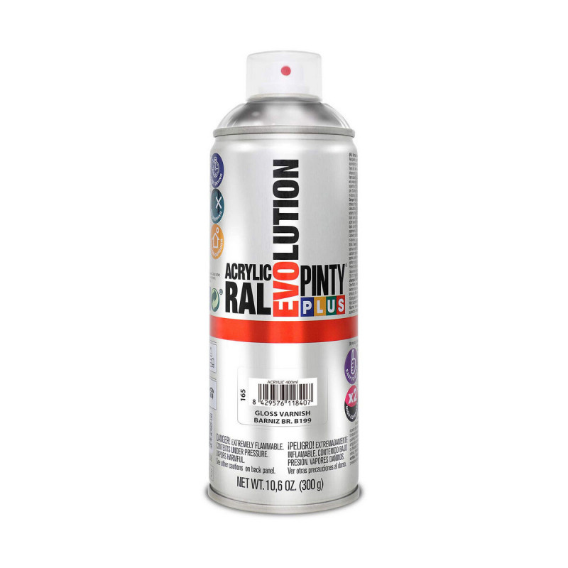 Barniz en Spray Pintyplus Evolution B199 400 ml Incoloro Barniz en Spray Pintyplus Evolution B199 400 ml Incoloro