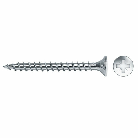 Caja de tornillos CELO Vlox 250 Unidades Zincado Avellanado (5 x 30 mm