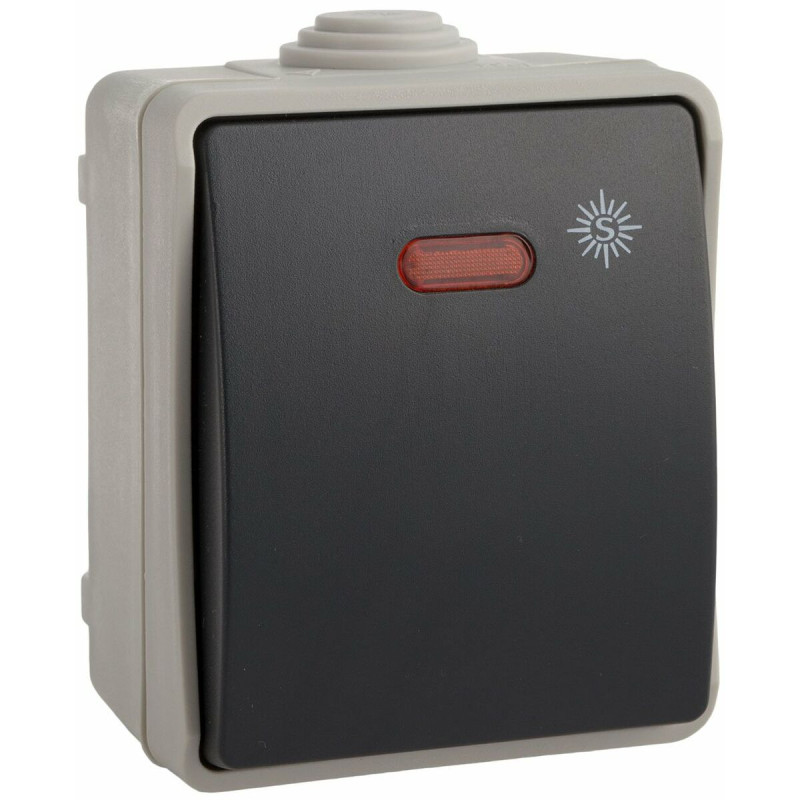 Interruptor Simple Conmutado Solera 3320il IP54 6,5 x 8 x 5,5 cm Interruptor Simple Conmutado Solera 3320il IP54 6,5 x 8 x 5,5 cm