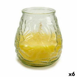 Vela Perfumada Amarillo Transparente Citronela 9 x 9,5 x 9 cm (6 Unida