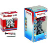 Tacos y tornillos Fischer 44 mm (25 Unidades)