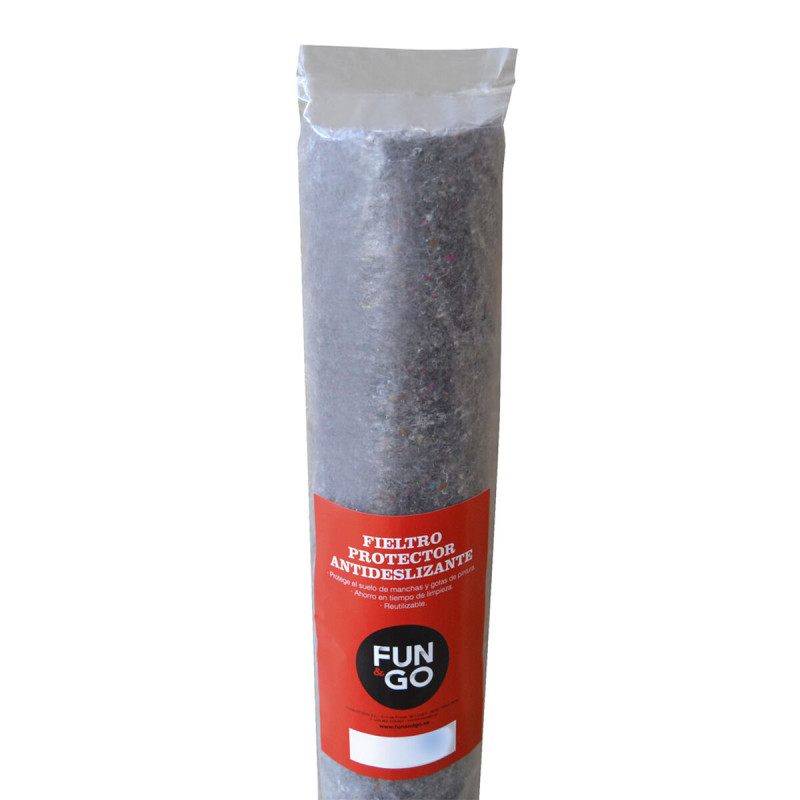 Manta protectora Fun&Go Fieltro 200 g/m² Gris (1 x 5 m) Manta protectora Fun&Go Fieltro 200 g/m² Gris (1 x 5 m)