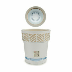 Maceta Autorriego Stefanplast Orfeo Blanco Plástico 25 x 25 x 25 cm (