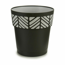 Maceta Autorriego Stefanplast Orfeo Antracita Plástico 25 x 25 x 25 c