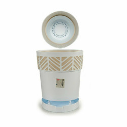Maceta Autorriego Stefanplast Orfeo Blanco Plástico 29 x 29 x 29 cm (