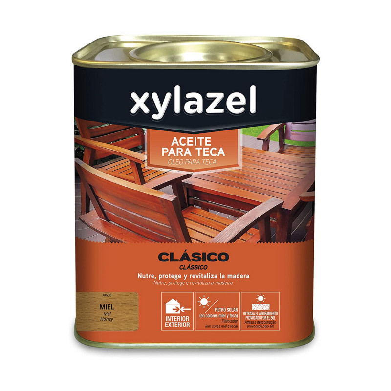 Aceite para teca Xylazel Classic Miel 750 ml Mate Aceite para teca Xylazel Classic Miel 750 ml Mate