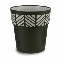 Maceta Autorriego Stefanplast Orfeo Antracita Plástico 29 x 29 x 29 c