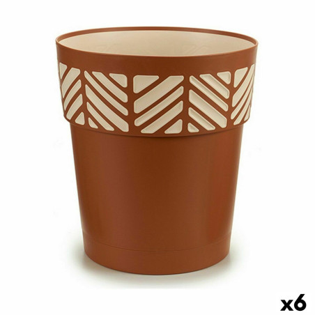 Maceta Autorriego Stefanplast Orfeo Terracota Plástico 29 x 29 x 29 c