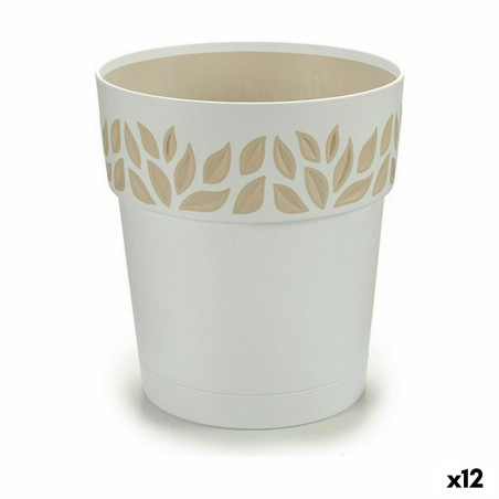 Maceta Autorriego Stefanplast Cloe Blanco Plástico 15 x 15 x 15 cm (1