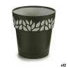 Maceta Autorriego Stefanplast Cloe Antracita Plástico 15 x 15 x 15 cm