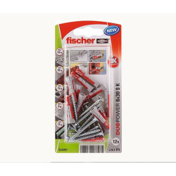 Tacos y tornillos Fischer duopower Tacos y tornillos 12 Unidades (6 x