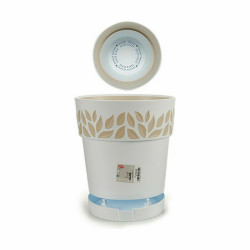 Maceta Autorriego Stefanplast Cloe Blanco Plástico 29 x 29 x 29 cm (6