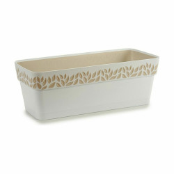 Jardinera Autorriego Stefanplast Cloe Blanco Plástico 49,5 x 17 x 19