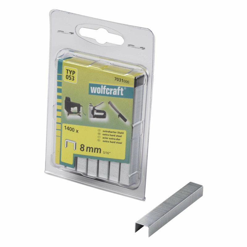 Grapas Wolfcraft 7031000 Nº 053 1400 Unidades Grapas Wolfcraft 7031000 Nº 053 1400 Unidades