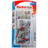 Tacos Fischer Duoblade Nailon Plástico (10 Unidades)