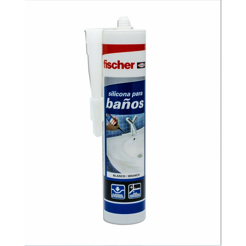 Silicona Fischer Blanco 300 ml Silicona Fischer Blanco 300 ml