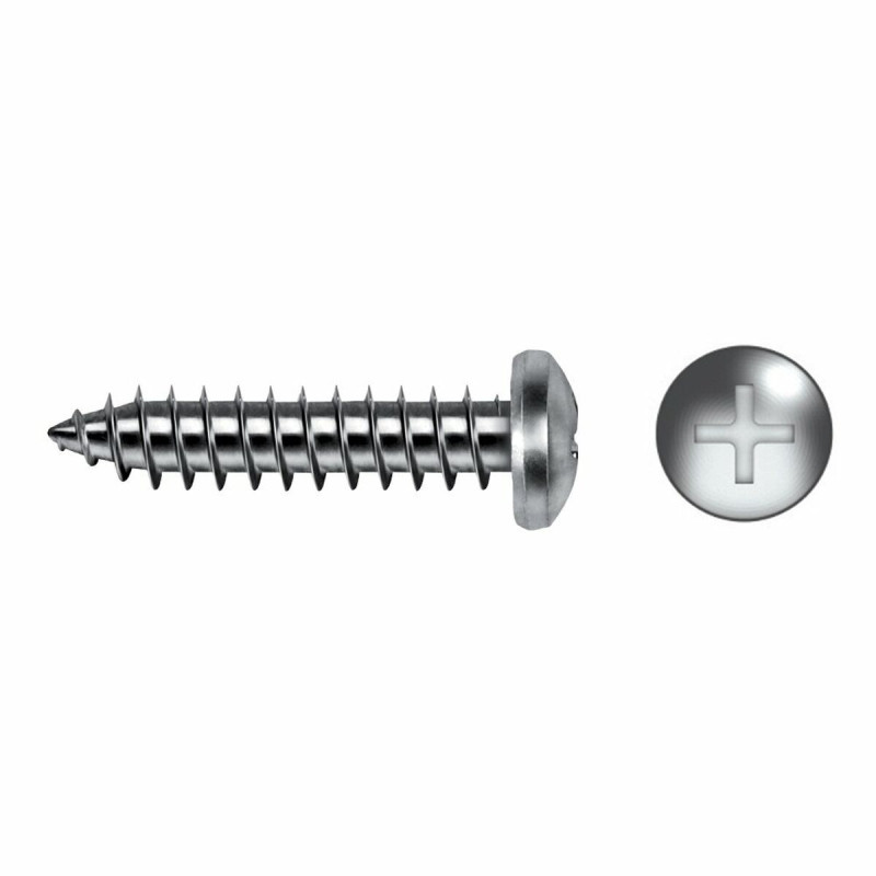 Caja de tornillos CELO Tornillo para chapa de metal 250 Unidades Zinca Caja de tornillos CELO Tornillo para chapa de metal 250 Unidades Zinca