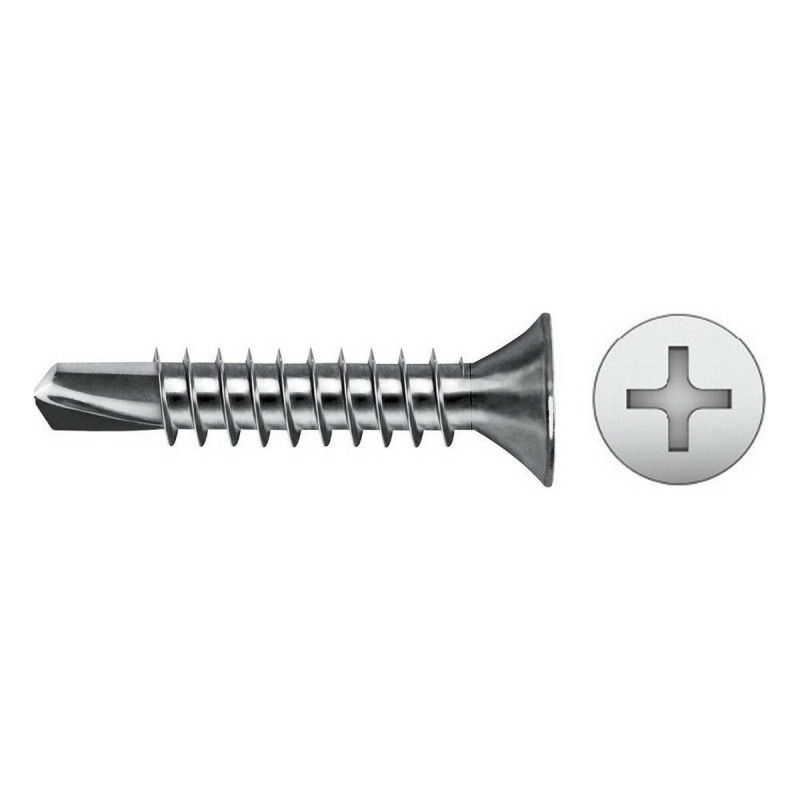 Tornillo autoroscante CELO 3,9 x 16 mm 500 Unidades Zincado Avellanado Tornillo autoroscante CELO 3,9 x 16 mm 500 Unidades Zincado Avellanado