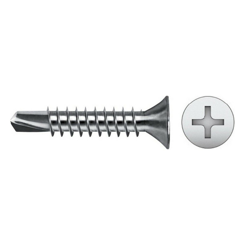 Tornillo autoroscante CELO 4,8 x 19 mm 250 Unidades Zincado Avellanado Tornillo autoroscante CELO 4,8 x 19 mm 250 Unidades Zincado Avellanado