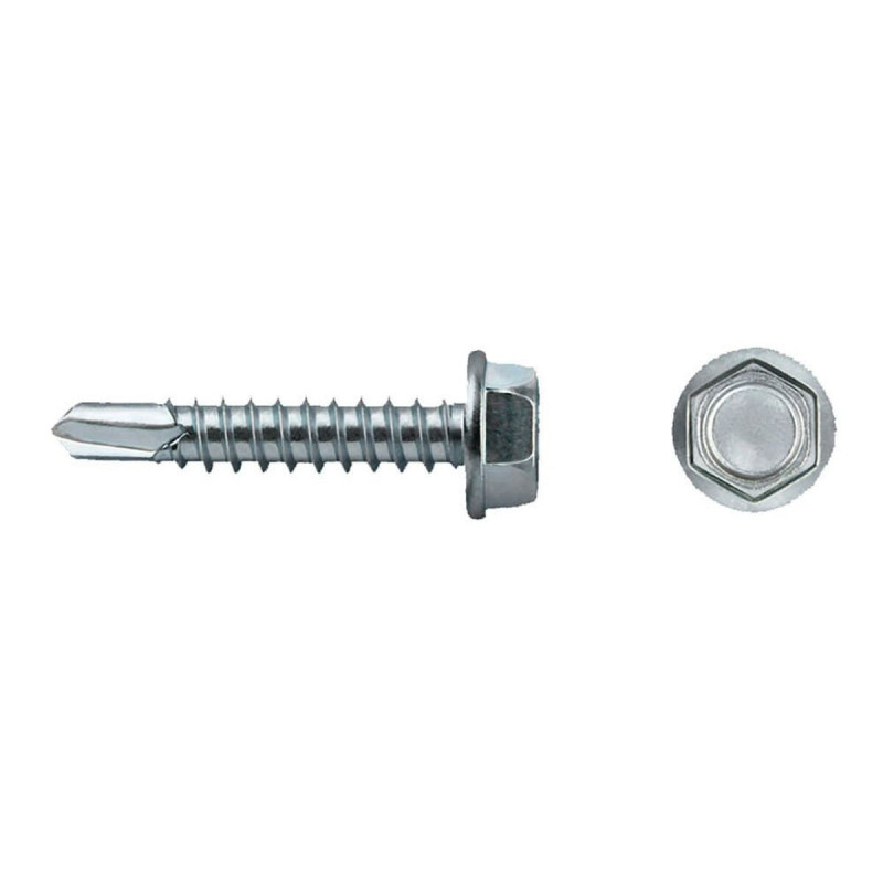 Caja de tornillos CELO 7504k 6,3 x 50 mm Hexagonal Zincado (100 Unidad Caja de tornillos CELO 7504k 6,3 x 50 mm Hexagonal Zincado (100 Unidad