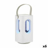 Lámpara Antimosquitos Recargable con LED 2 en 1 Blanco ABS (6 Unidade