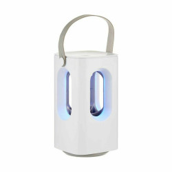 Lámpara Antimosquitos Recargable con LED 2 en 1 Blanco ABS (6 Unidade