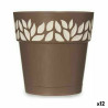 Maceta Autorriego Stefanplast Cloe Marrón Plástico 15 x 15 x 15 cm (