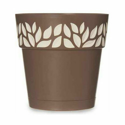Maceta Autorriego Stefanplast Cloe Marrón Plástico 15 x 15 x 15 cm (