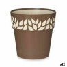 Maceta Autorriego Stefanplast Cloe Marrón Plástico 19 x 19 x 19 cm (