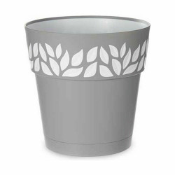 Maceta Autorriego Stefanplast Cloe Gris Plástico 25 x 25 x 25 cm (6 U