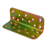 Escuadra de ángulo AMIG 304-12142 Bicromatado Dorado Acero 10 x 10 cm