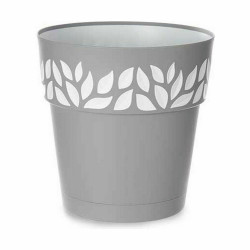 Maceta Autorriego Stefanplast Cloe Gris Plástico 29 x 29 x 29 cm (6 U