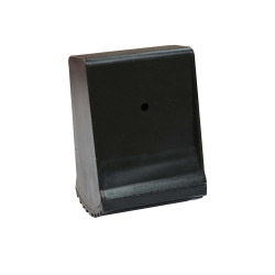 Contera/Tapón terminal EDM 75091-93 Escalera 64 x 25 mm Negro PVC (2