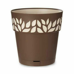 Maceta Autorriego Stefanplast Cloe Marrón Plástico 29 x 29 x 29 cm (