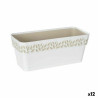 Jardinera Autorriego Stefanplast Cloe Blanco Plástico 13,3 x 12,3 x 2