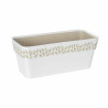 Jardinera Autorriego Stefanplast Cloe Blanco Plástico 13,3 x 12,3 x 2