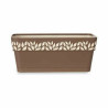 Jardinera Autorriego Stefanplast Cloe Marrón Plástico 13,3 x 12,3 x