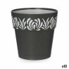 Maceta Autorriego Stefanplast Gaia Antracita Plástico 15 x 15 x 15 cm