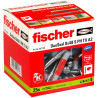 Tacos y tornillos Fischer DuoSeal 557728 S A2 Impermeables Ø 8 x 48 m