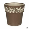Maceta Autorriego Stefanplast Gaia Marrón Plástico 15 x 15 x 15 cm (