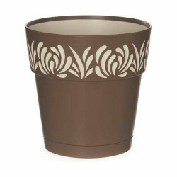 Maceta Autorriego Stefanplast Gaia Marrón Plástico 15 x 15 x 15 cm (