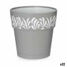 Maceta Autorriego Stefanplast Gaia Gris Plástico 19 x 19 x 19 cm (12