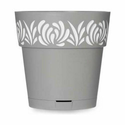 Maceta Autorriego Stefanplast Gaia Gris Plástico 19 x 19 x 19 cm (12