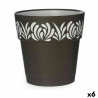 Maceta Autorriego Stefanplast Gaia Antracita Plástico 25 x 25 x 25 cm
