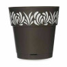 Maceta Autorriego Stefanplast Gaia Antracita Plástico 25 x 25 x 25 cm