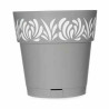Maceta Autorriego Stefanplast Gaia Gris Plástico 25 x 25 x 25 cm (6 U